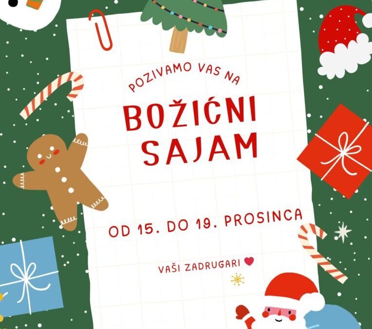  Božićni sajam Učeničke zadruge “Điran”