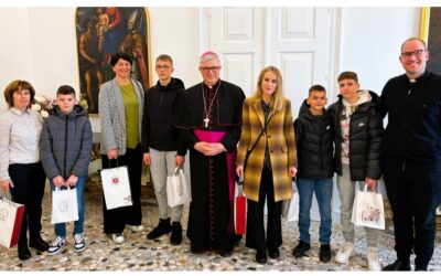 Nadbiskup primio pobjednike Vjeronaučne olimpijade Zadarske nadbiskupije