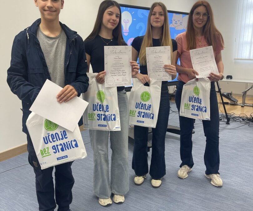 SUDJELOVANJE NAŠIH UČENIKA NA 3.MEĐUŠKOLSKOM KVIZU ZA POTICANJEČITANJA “KNJIŽNA UDICA”