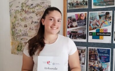 1. mjesto na Književnom natječaju iz njemačkog jezika