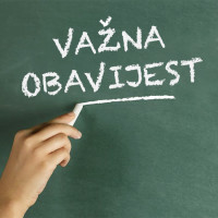 OBAVIJEST ZA RODITELJE